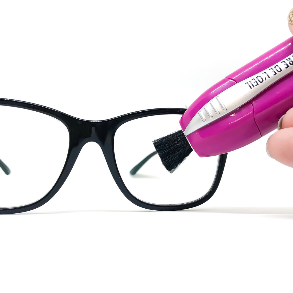 Generic Nettoyant pour lunettes Peeps en métal noir de carbone à prix pas  cher