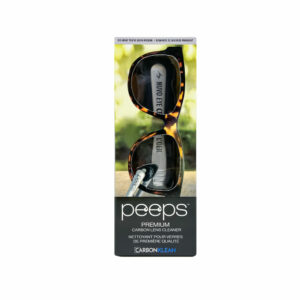Peeps Premium Carbon Lens Cleaner - Black